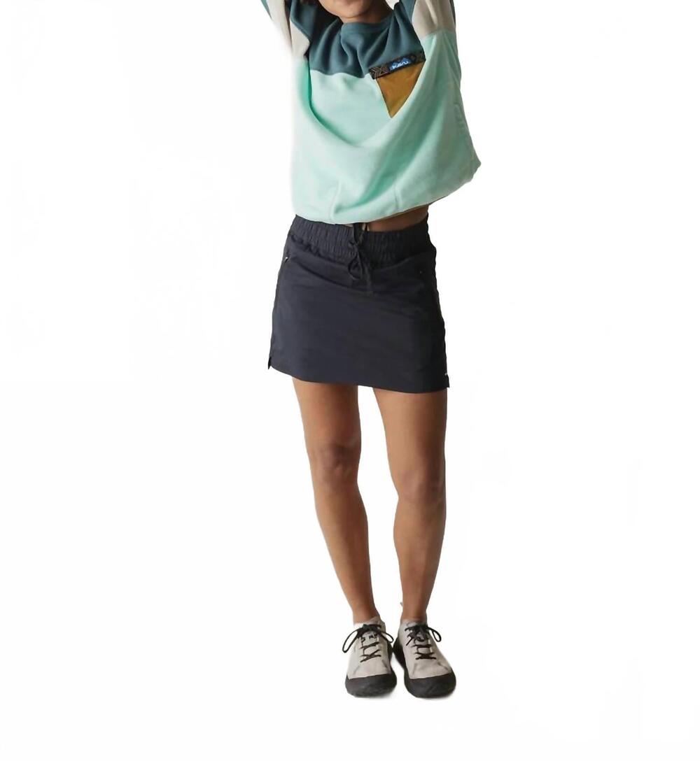 NEW KAVU just beachy skort in black